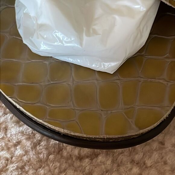 SAS Women's Allegro Beige Patent Croc Print Strappy Comfort Sandal 9.5 W Wide - Picture 4 of 16